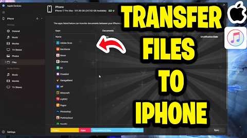 How To Transfer Files From PC To iPhone Using iTunes