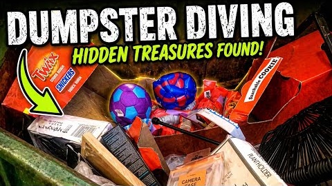 Hidden Treasure in the Dumpster! 🔥 (INSANE Finds) #dumpsterdiving #trashtotreasure #hiddenfinds