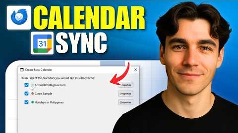 How To Set Up Google Calendar In Thunderbird With Synchronization (Tutorial 2026)