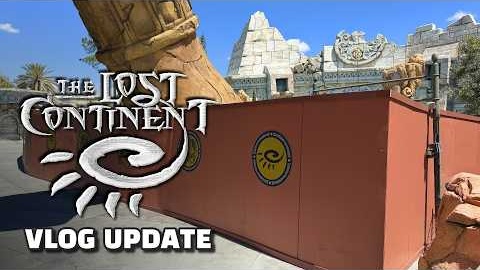 Lost Continent Vlog Update: Work Walls at Poseidon's Fury for Demolition
