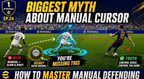 How to Control Your Defence With Manual Cursor — The Detail You’re Missing | eFootball Mobile
