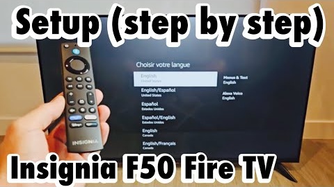 Insignia F50 Fire TV: How to Setup (step by step)