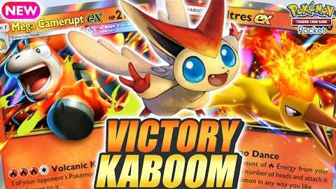 MEGA CAMERUPT & VICTINI Erupt for an Explosive Victory ! - Pokemon TCG Pocket