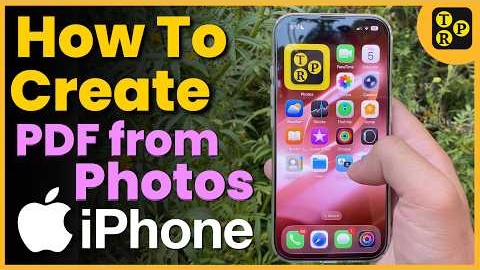 How to Create PDF from Photos on iPhone or iPad? Convert and Save iPhone Photos as PDF for FREE