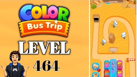 Color Bus Trip Level 464 Full Walkthrough Solution