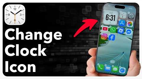 How To Change Clock Icon On iPhone Home Screen