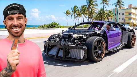 ATTEMPTING TO DRIVE THE WRECKED BUGATTI CHIRON FOR THE FIRST TIME
