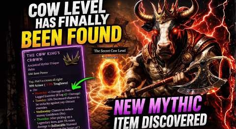 REAL Cow Level has FINALLY been FOUND & NEW MYTHIC ITEM DISCOVERED