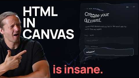 HTML in Canvas is Futuristic AF - Tutorial
