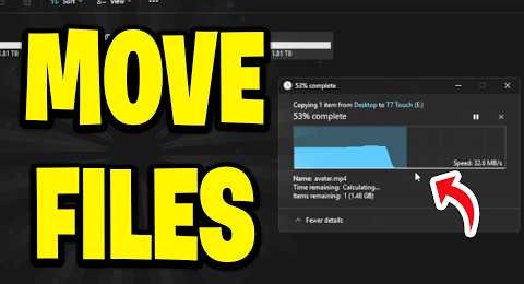 How to Move Files From PC & Laptop to External USB Drive (Best Method)