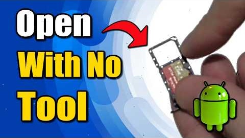 How to Remove Sim Card Without Tool