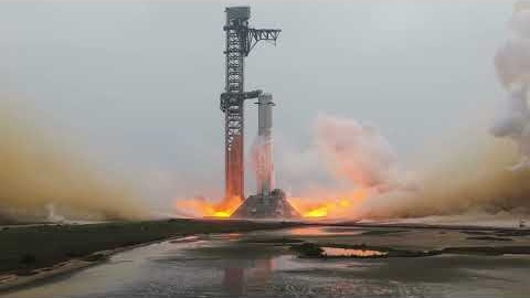 STATIC FIRE! Starship Super Heavy V3 Static Fire