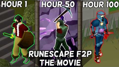 I Played F2P OSRS For 100 Hours As a NEW Player & Documented The ENTIRE Journey | RuneScape Movie