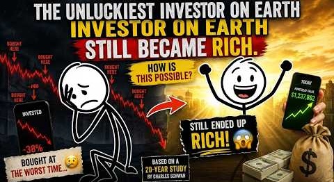 The Unluckiest Investor on Earth Still Became Rich #Investing #PersonalFinance